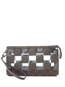 Louis Vuitton Pre-Owned: Коричневый клатч 