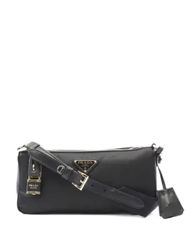 Prada Pre-Owned: Чёрная сумка через плечо 