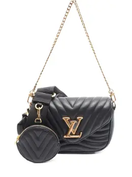 Louis Vuitton Pre-Owned: Чёрная сумка 