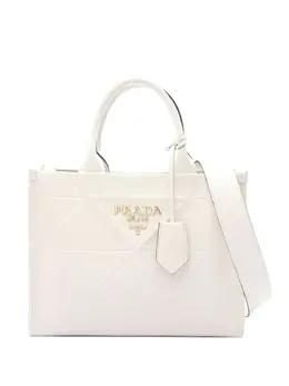 Prada Pre-Owned: Белая сумка-шоппер 