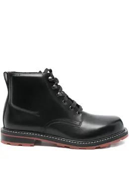 Bally: Чёрные ботинки 