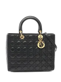 Christian Dior Pre-Owned: Чёрная сумка-шоппер 