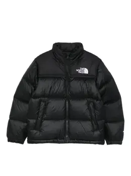 The North Face: Чёрная куртка  Logo
