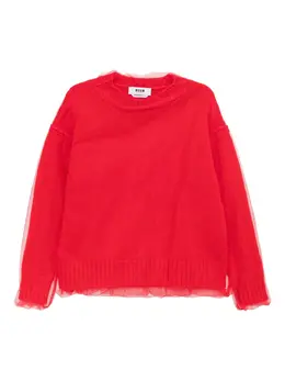 MSGM: Свитер из фатина 