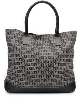 Fendi Pre-Owned: Серая сумка-шоппер 
