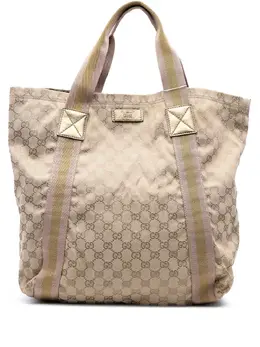 Gucci Pre-Owned: Коричневая сумка-шоппер 