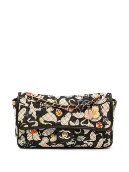 CHANEL Pre-Owned: Чёрная сумка 