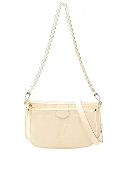 Louis Vuitton Pre-Owned: Белая сумка 