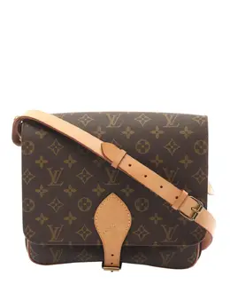 Louis Vuitton Pre-Owned: Коричневая сумка через плечо 