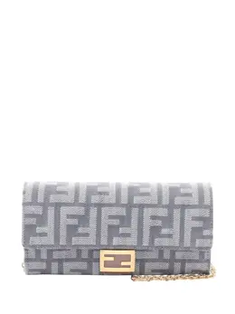 Fendi Pre-Owned: Голубой кошелёк 