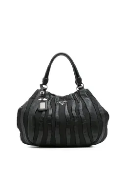 Prada Pre-Owned: Чёрная сумка-шоппер 
