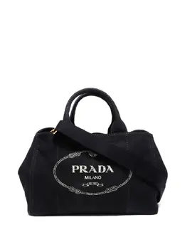 Prada Pre-Owned: Чёрная сумка-шоппер 