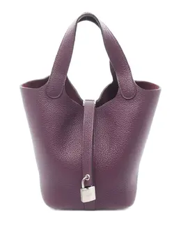 Hermès Pre-Owned: Фиолетовая сумка-шоппер 