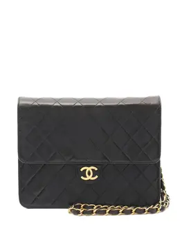 CHANEL Pre-Owned: Чёрная сумка 