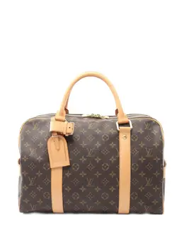 Louis Vuitton Pre-Owned: Коричневая дорожная сумка 