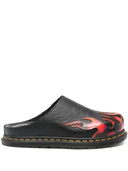 Dr. Martens: Чёрные сабо 