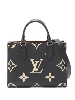 Louis Vuitton Pre-Owned: Чёрная сумка-шоппер 