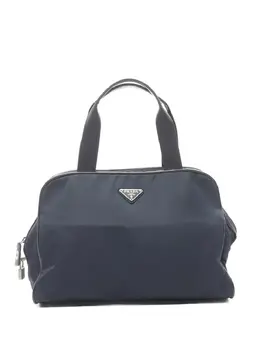 Prada Pre-Owned: Тёмная сумка-шоппер 