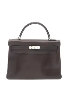 Hermès Pre-Owned: Тёмная сумка-шоппер 