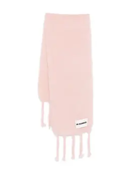 Jil Sander: Розовый шарф 