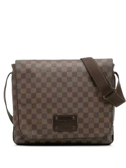 Louis Vuitton Pre-Owned: Коричневая сумка через плечо 