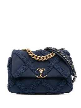 CHANEL Pre-Owned: Голубая сумка 