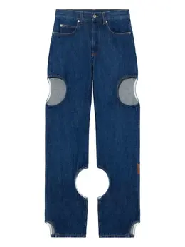 Off-White: Голубые джинсы 