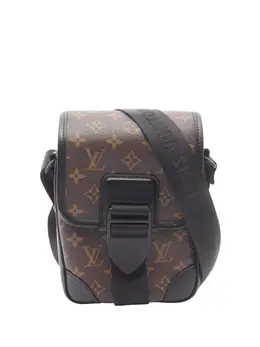 Louis Vuitton Pre-Owned: Коричневая сумка через плечо 