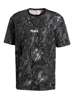 PUMA: Чёрная футболка 