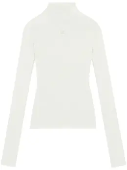 Courrèges: Белый свитер 