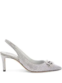 Giuseppe Zanotti: Серебристые туфли 