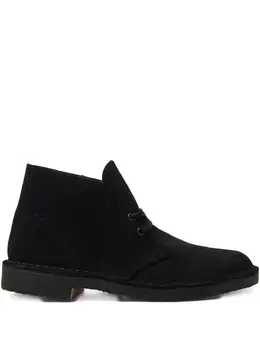Clarks Originals: Чёрные ботинки 