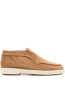 Santoni: Коричневые ботинки 
