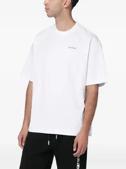 Off-White: Белая футболка  Arrow