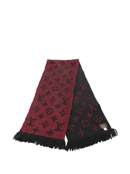 Louis Vuitton Pre-Owned: Чёрный шарф 