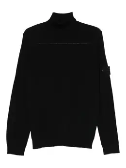 Stone Island: Чёрный свитер 