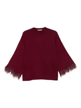 TWINSET: Красный свитер 