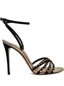 Casadei: Чёрные сандалии 