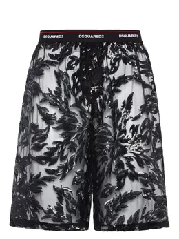 DSQUARED2: Чёрные шорты 