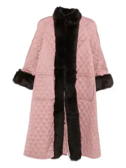 Chloé: Стёганое пальто 