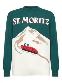 MC2 Saint Barth: Зелёный свитер 