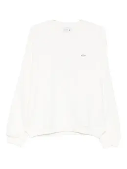 Lacoste: Белый свитшот 