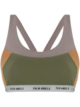 Palm Angels: Зелёный бюстгальтер 