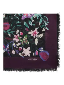 Valentino Garavani: Шарф с растительным принтом 