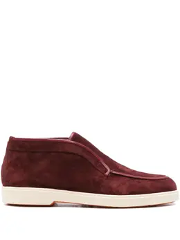 Santoni: Красные ботинки 
