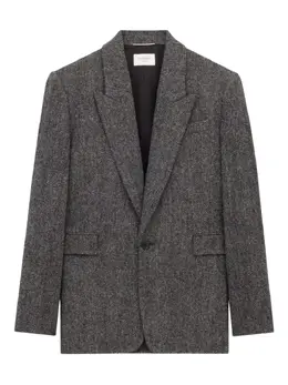 Saint Laurent: Пиджаки из шерсти 