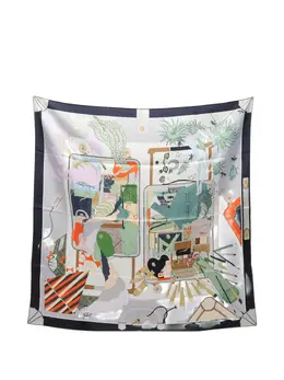 Hermès Pre-Owned: Синий шарф 