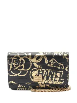 CHANEL Pre-Owned: Чёрный кошелёк 