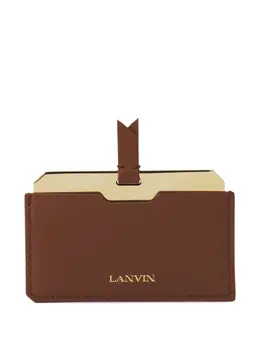 Lanvin: Коричневый картхолдер 
