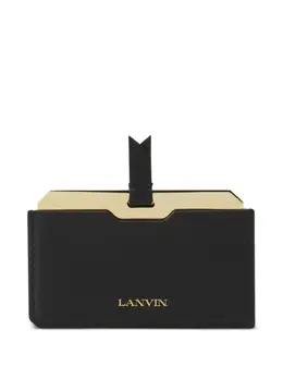 Lanvin: Чёрный картхолдер 